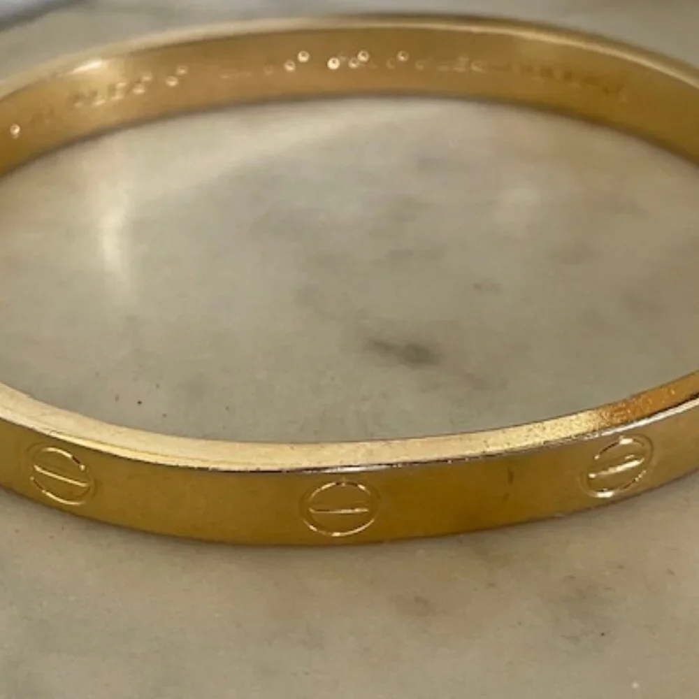 CHARLES REVSON Love Bracelet by Aldo Cipullo 1970 Gold Electroplate
